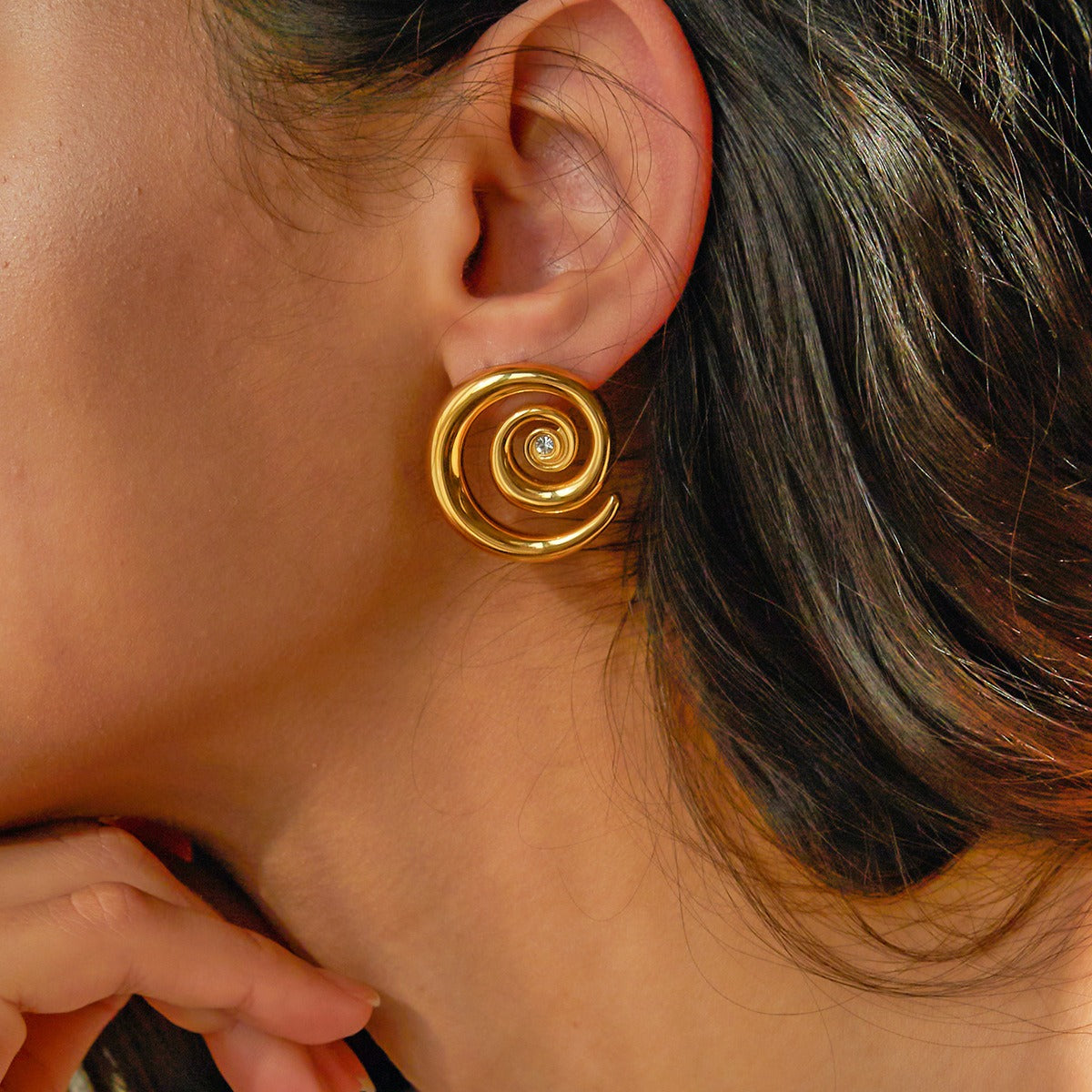 Swirl Style Earrings