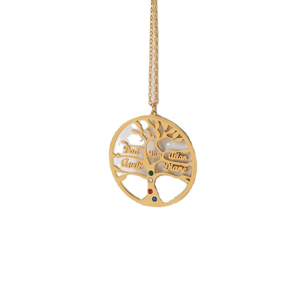 Tree of Life Customizable Name Design Necklace