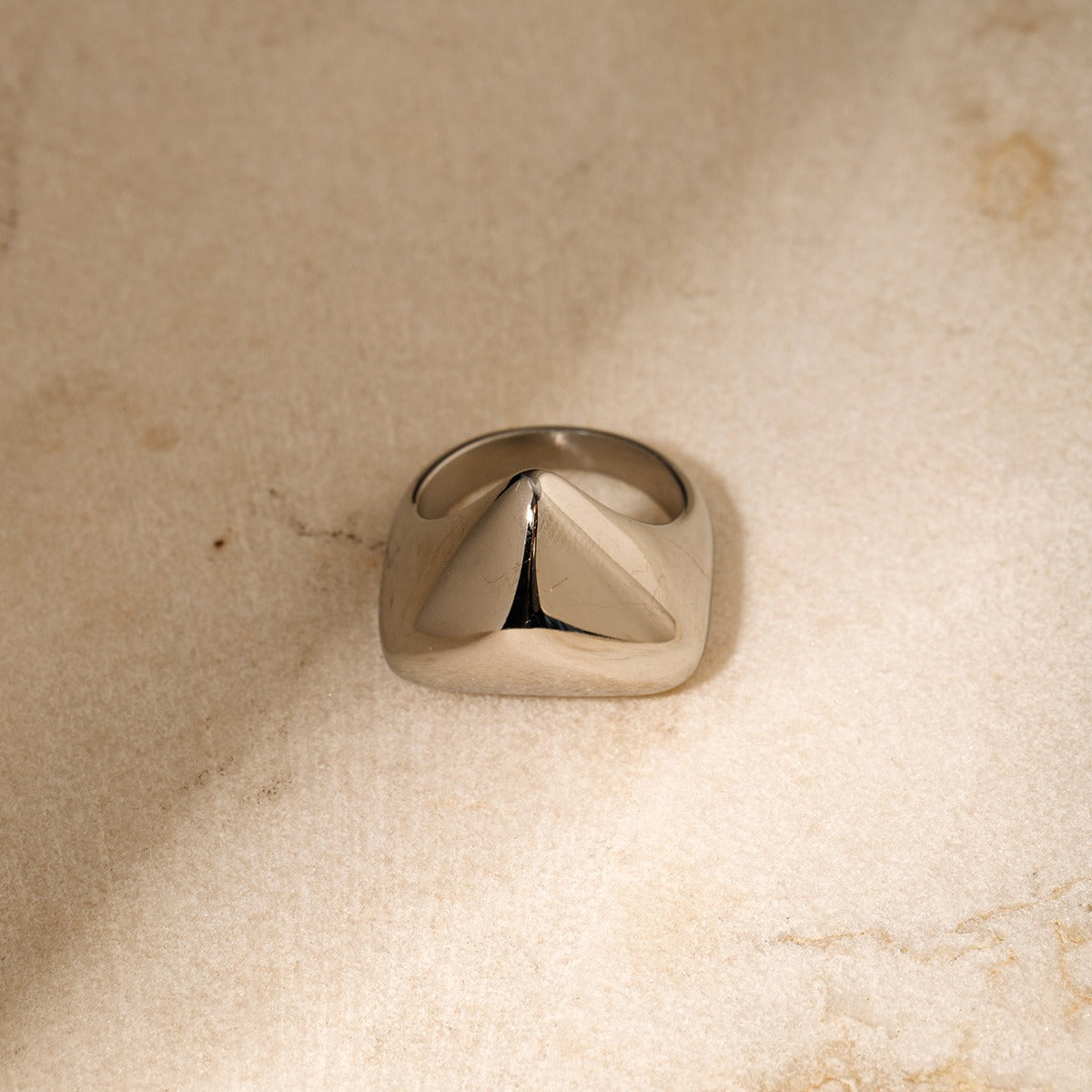 Triangle Chunky Ring