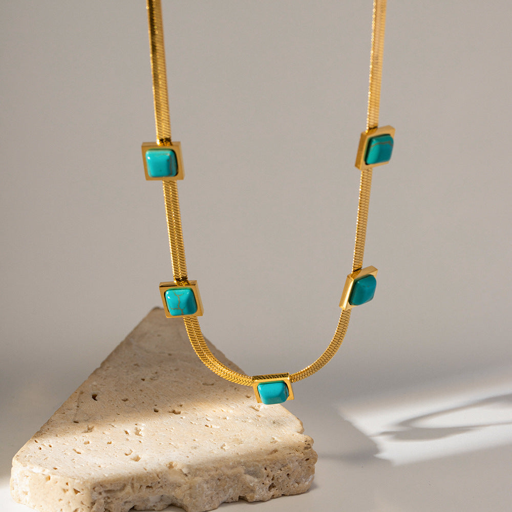 Blue Malachite Versatile Necklace