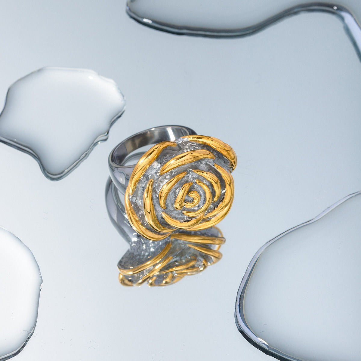 One Size Rose Ring