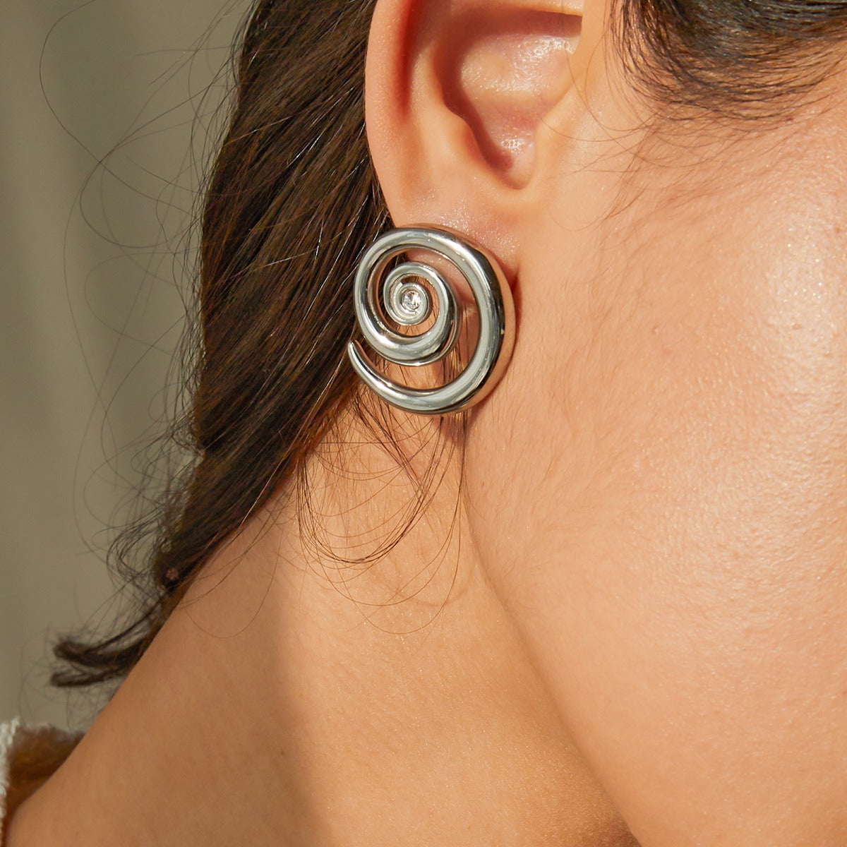 Swirl Style Earrings