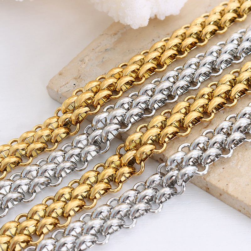 Hip-Hop Style Chain and Bracelet