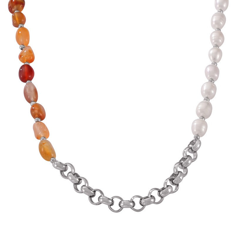 Gemstone Pearl Chain