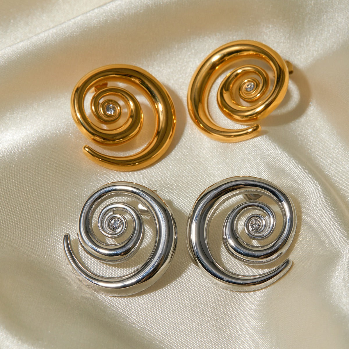 Swirl Style Earrings