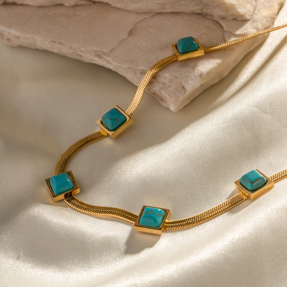 Blue Malachite Versatile Necklace