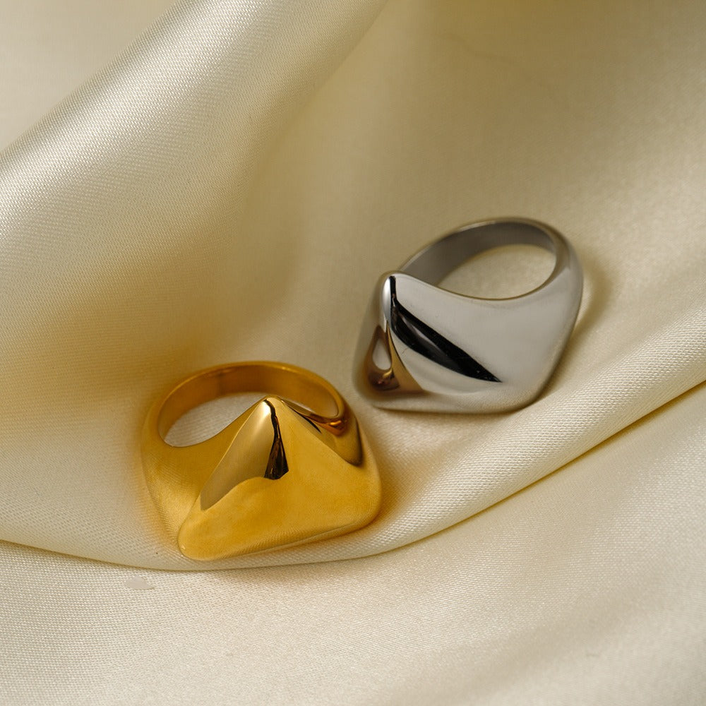 Triangle Chunky Ring