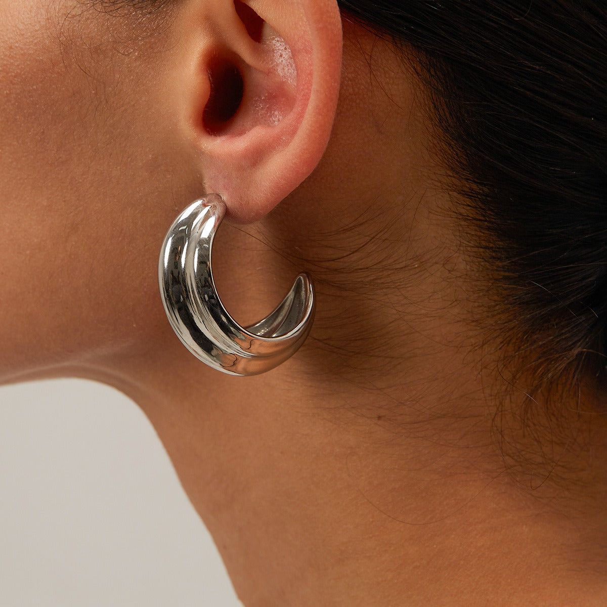 C-Shaped Earrings