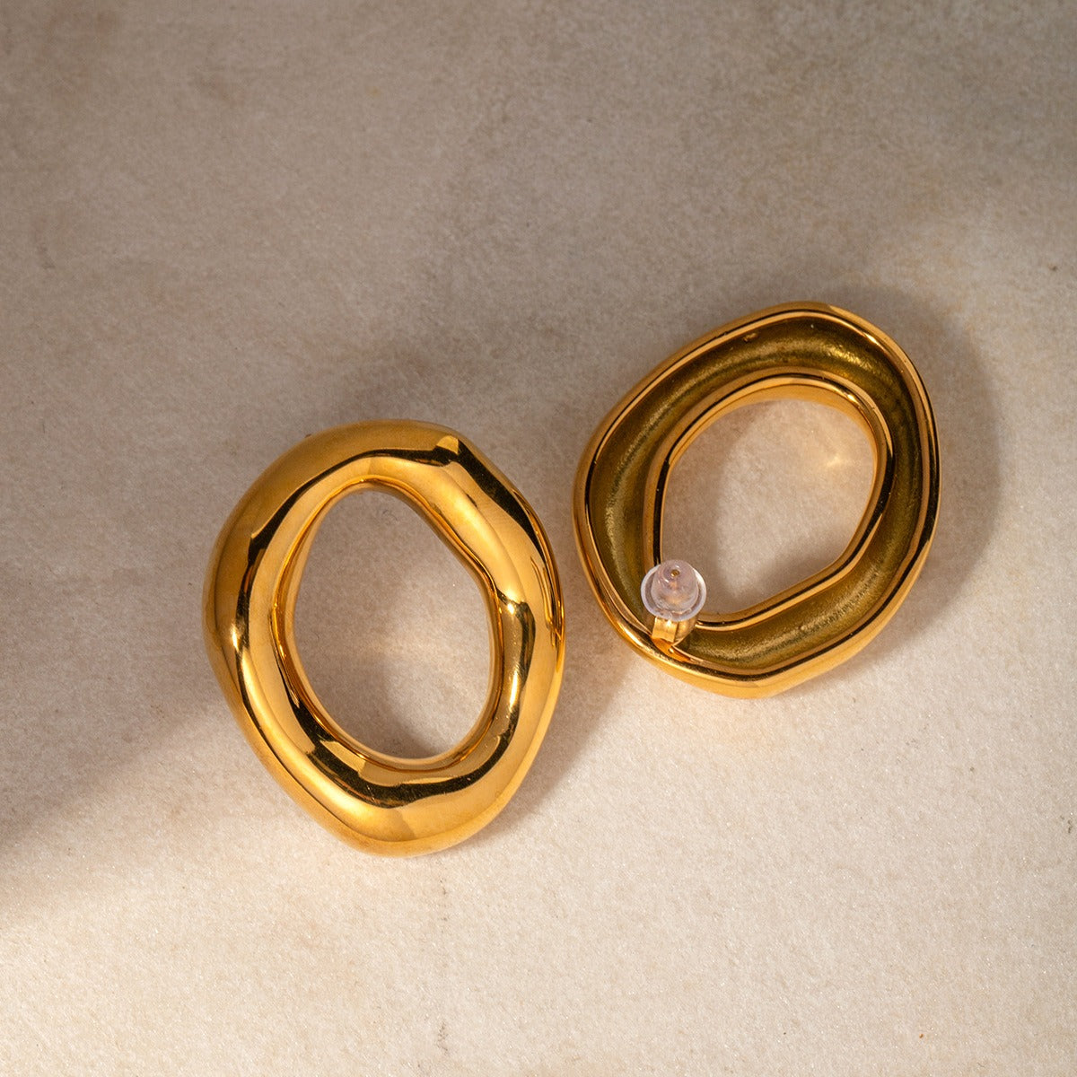 Elegant Oval Earrings