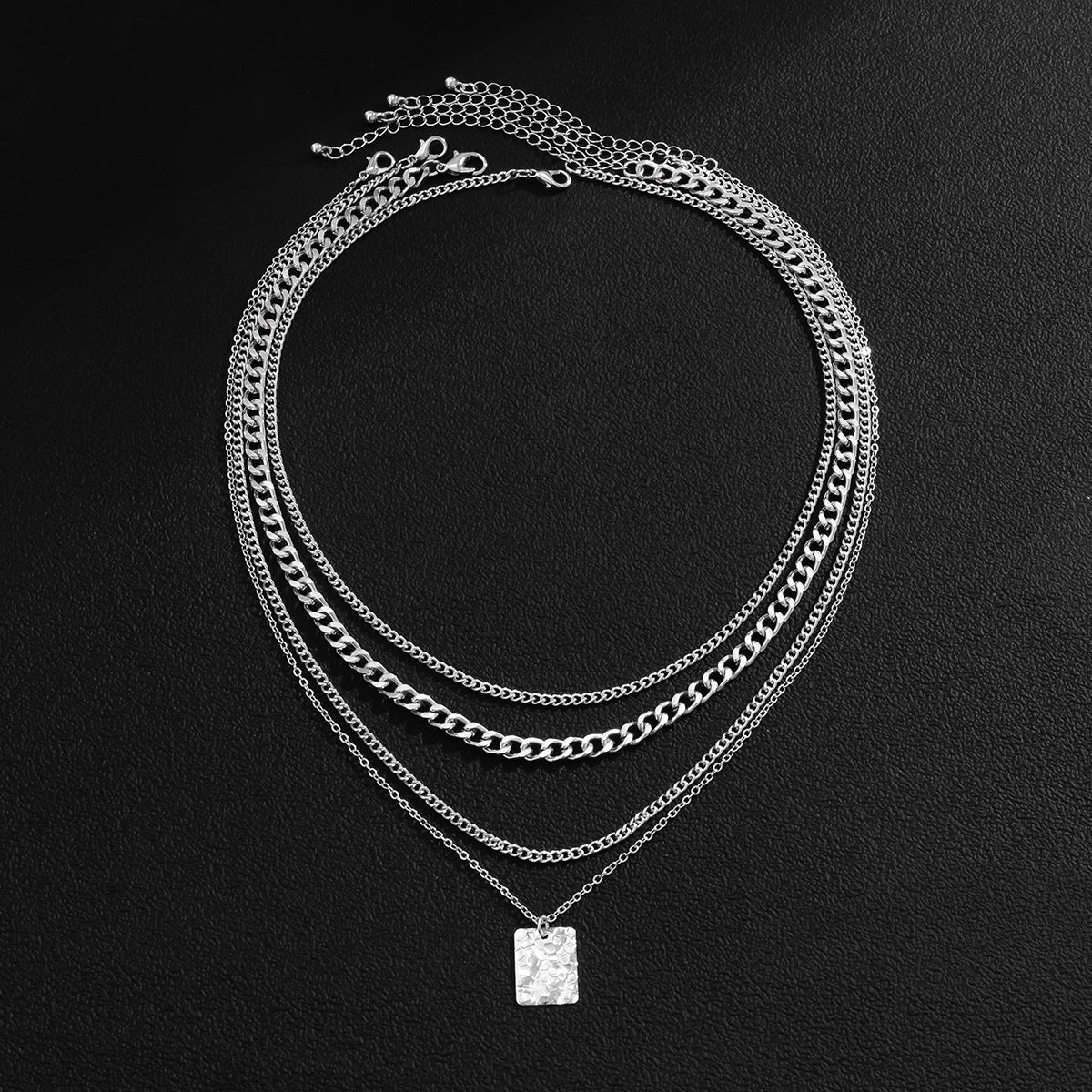 Square Pendant Design Necklace