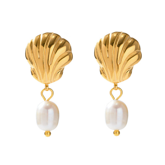 Pearl Beach Style Earrings