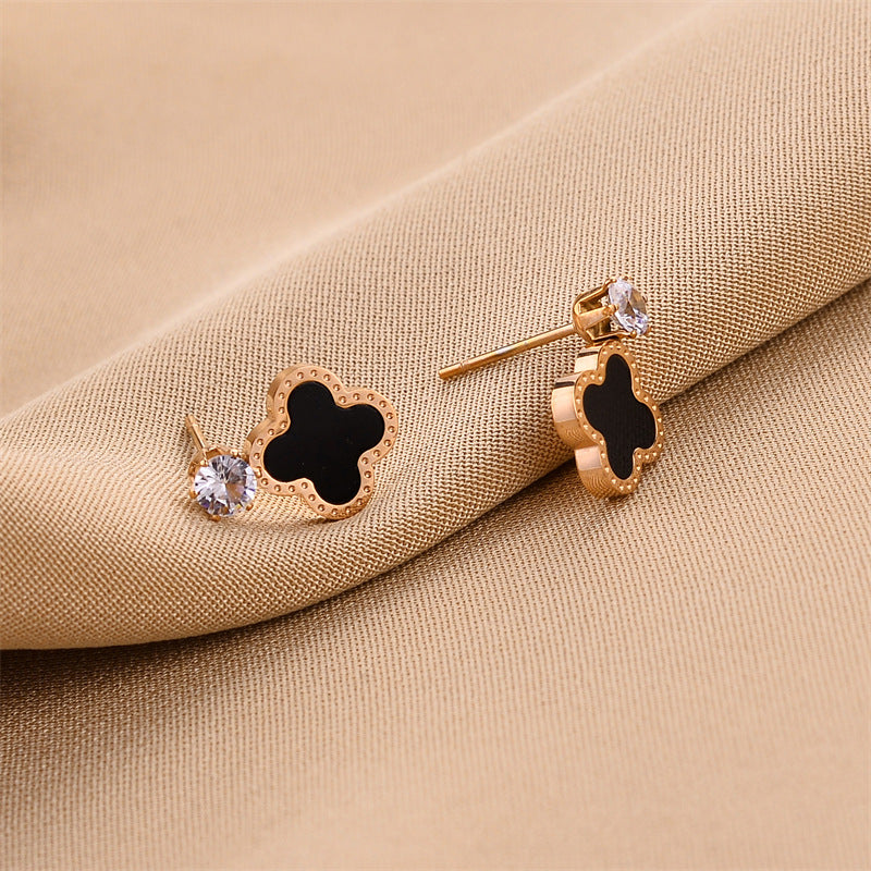 Exquisite Four-leaf Clover Earrings