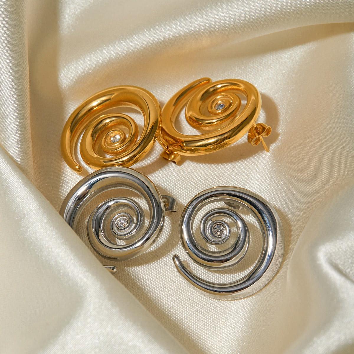 Swirl Style Earrings