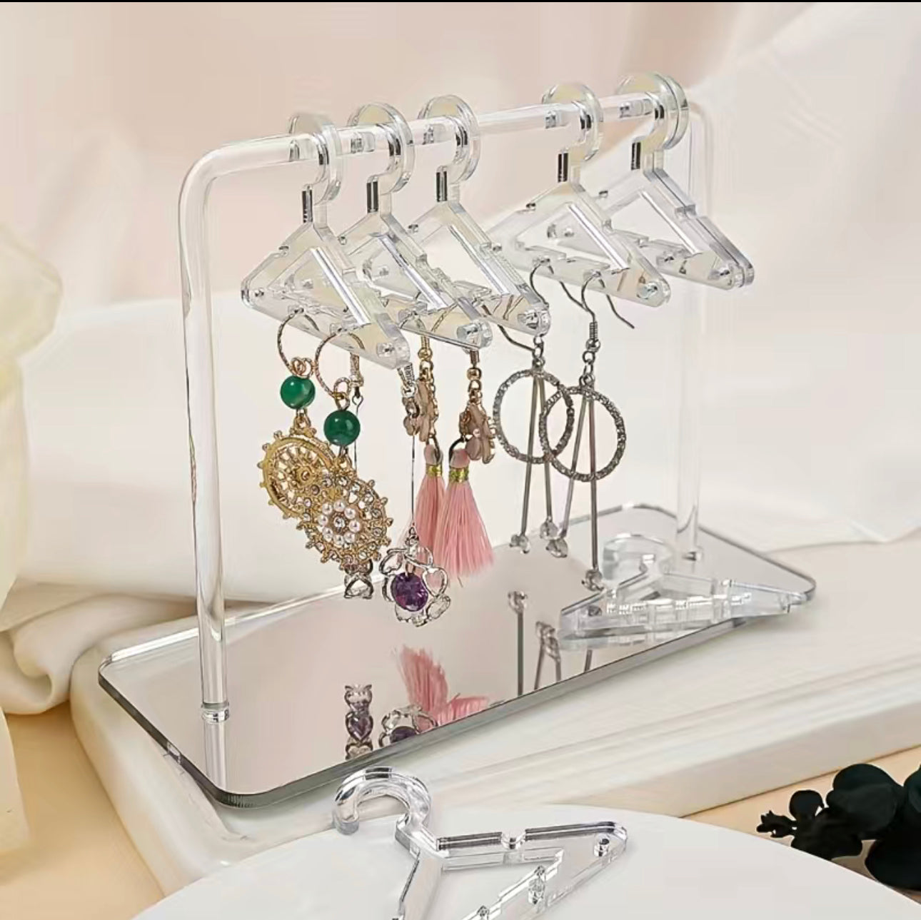 Acrylic Mini Earrings Holder with Hangers