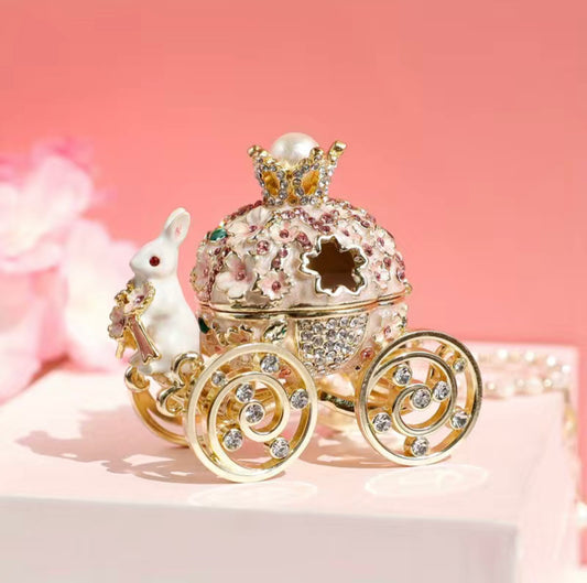 Rabbit Carriage Jewelry Box